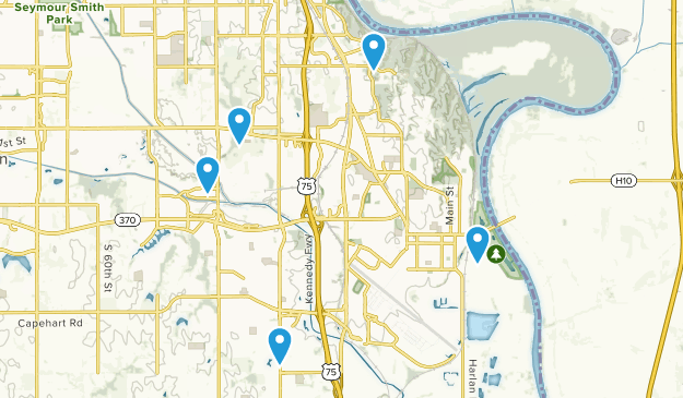 Bellevue, Nebraska Map
