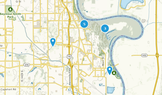 Bellevue, Nebraska Map