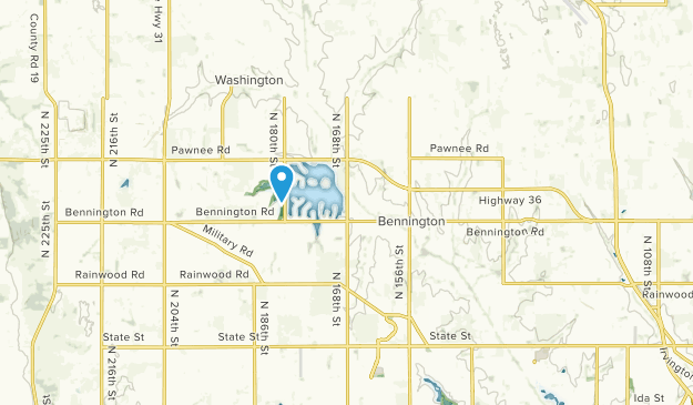 Bennington, Nebraska Map