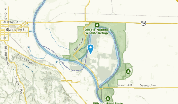 Blair, Nebraska Map