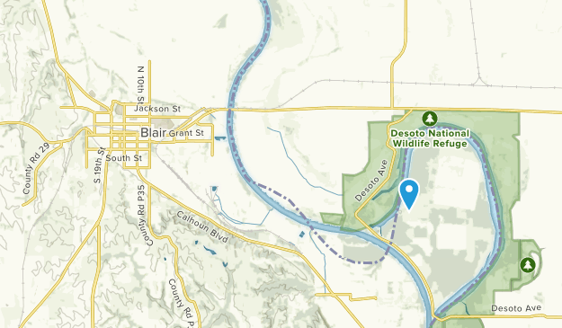 Blair, Nebraska Map