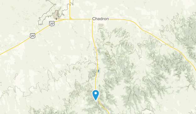Chadron, Nebraska Map