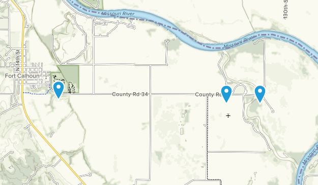 Fort Calhoun, Nebraska Map