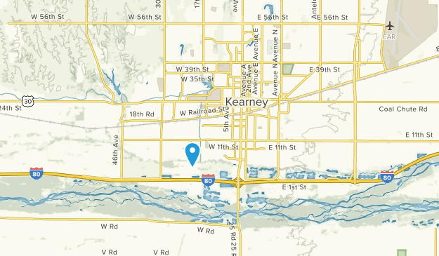 Kearney, Nebraska Map