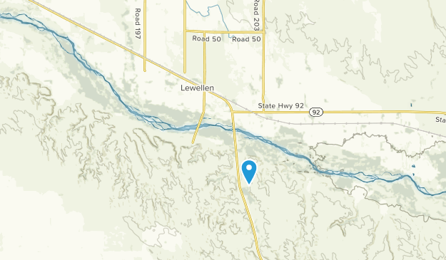 Lewellen, Nebraska Map