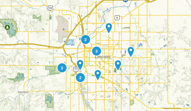 Lincoln, Nebraska Map