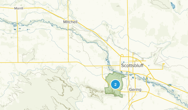 Mitchell, Nebraska Map
