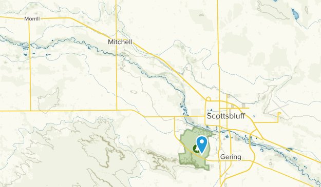 Mitchell, Nebraska Map
