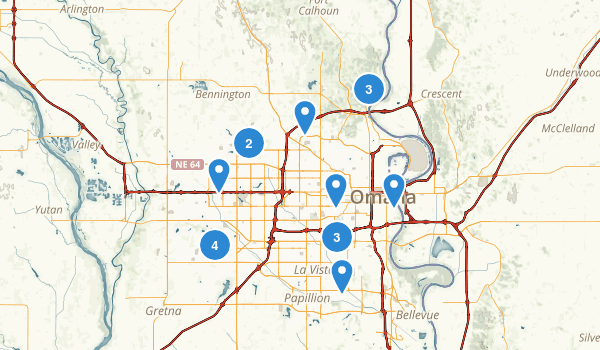 Omaha, Nebraska Map