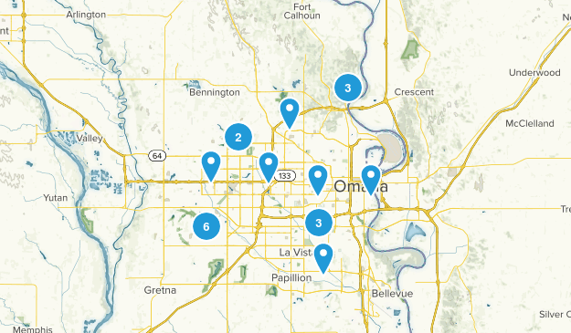 Omaha, Nebraska Map