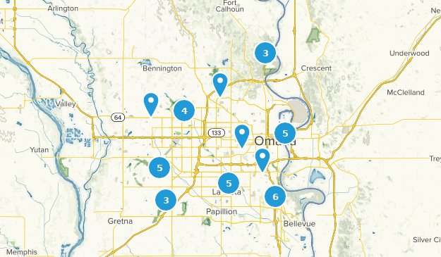 Omaha, Nebraska Map