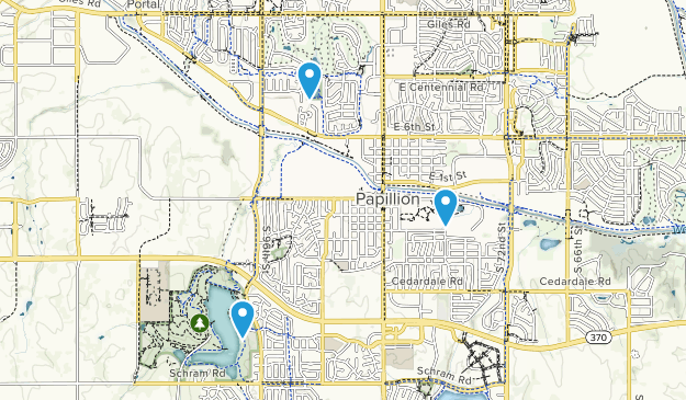 Papillion, Nebraska Map