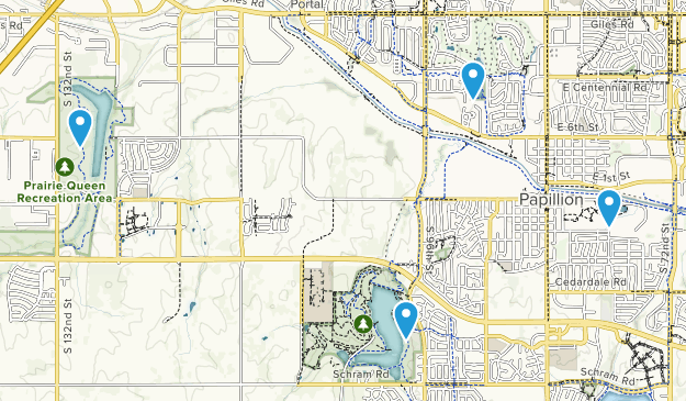 Papillion, Nebraska Map