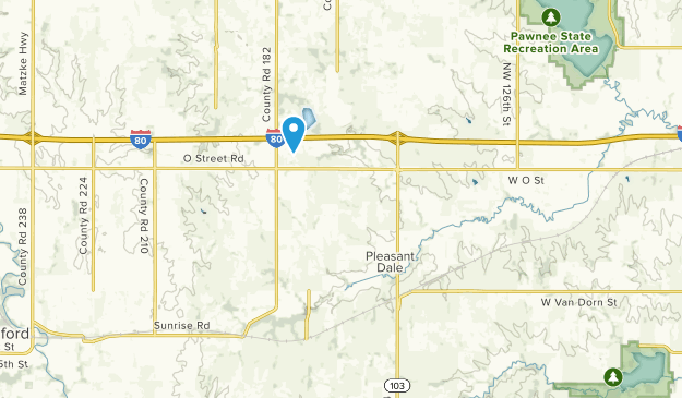 Pleasant Dale, Nebraska Map