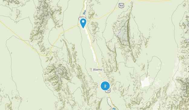 Alamo, Nevada Map