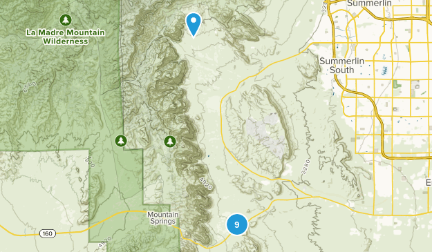 Bonnie Springs, Nevada Map