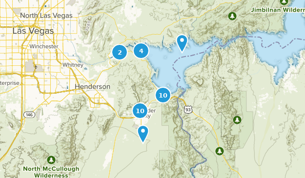Boulder City, Nevada Map