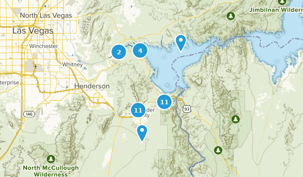 Boulder City, Nevada Map