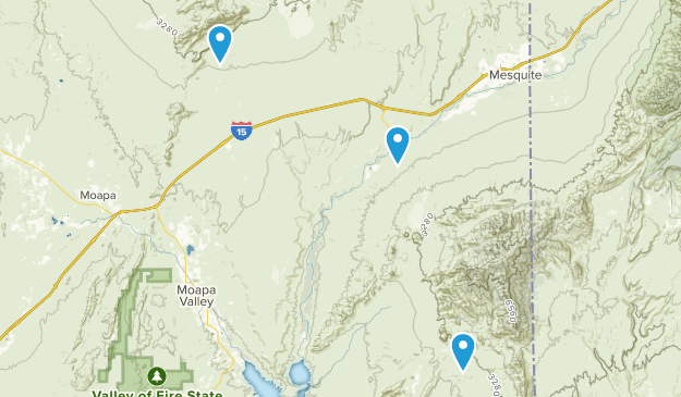Bunkerville, Nevada Map