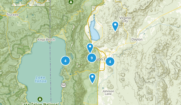 Carson City, Nevada Map