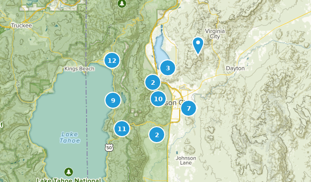 Carson City, Nevada Map