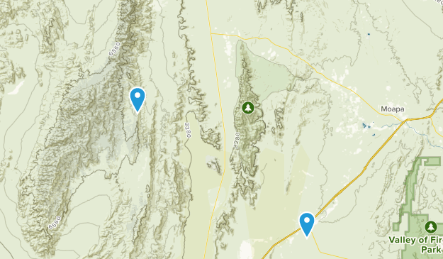 Coyote Springs, Nevada Map