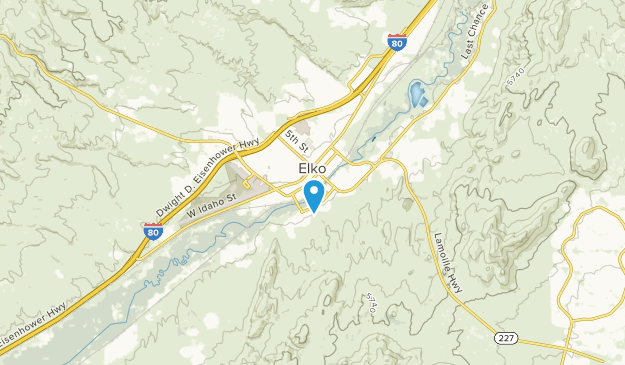 Elko, Nevada Map
