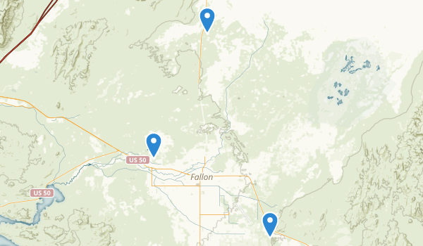 Fallon, Nevada Map