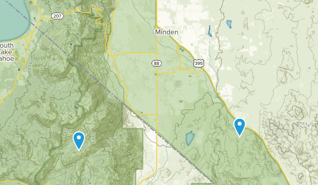 Gardnerville, Nevada Map
