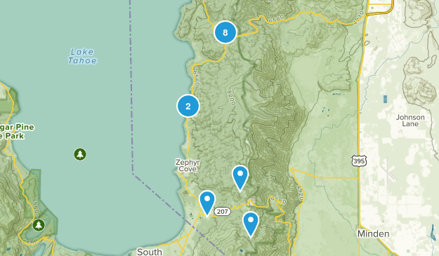 Glenbrook, Nevada Map