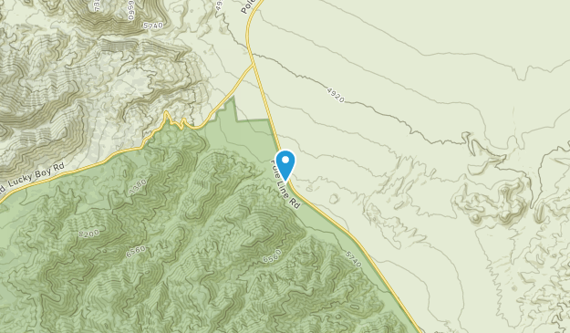 Hawthorne, Nevada Map
