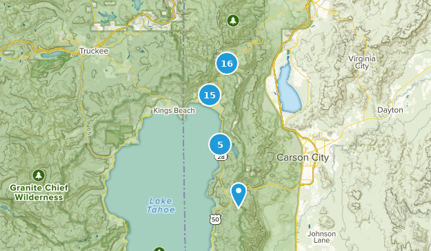 Incline Village-Crystal Bay, Nevada Map