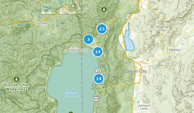Incline Village-Crystal Bay, Nevada Map