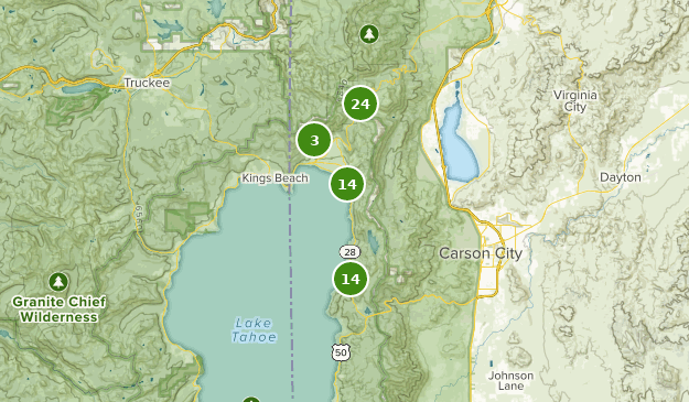 Incline Village-Crystal Bay, Nevada Map