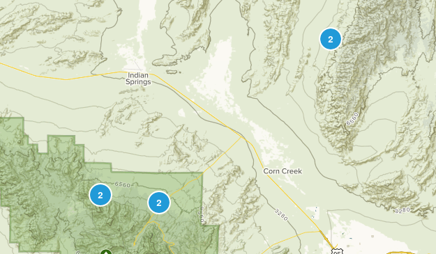 Indian Springs, Nevada Map