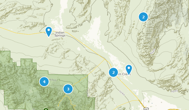 Indian Springs, Nevada Map
