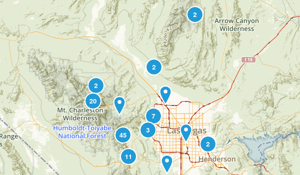 Las Vegas, Nevada Map