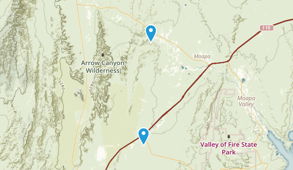 Moapa, Nevada Map