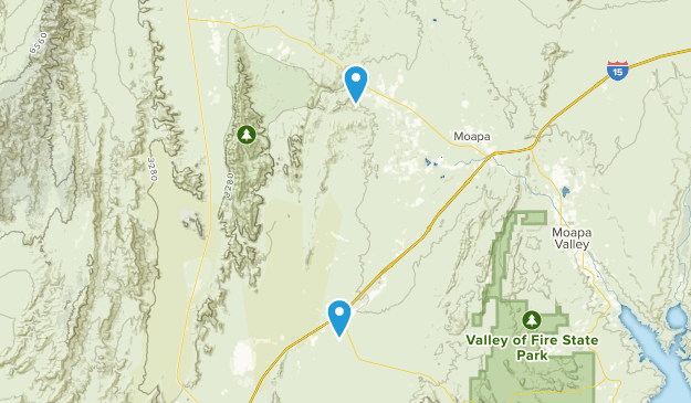 Moapa, Nevada Map