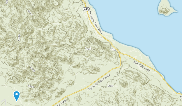 Nixon, Nevada Map
