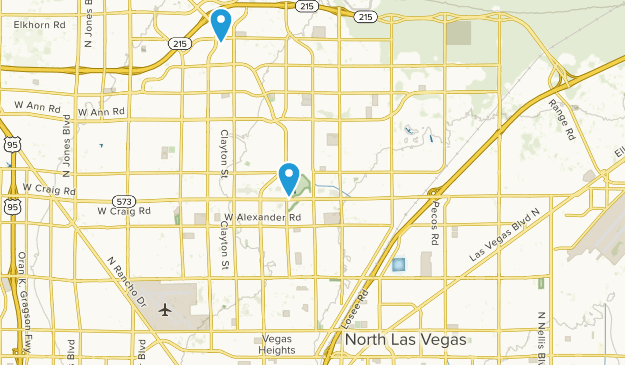 North Las Vegas, Nevada Map