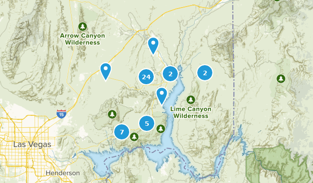 Overton, Nevada Map