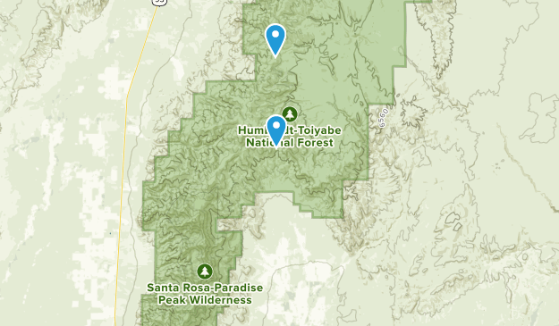 Paradise Valley, Nevada Map
