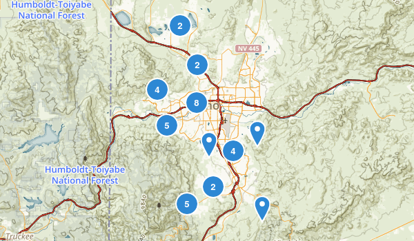 Reno, Nevada Map