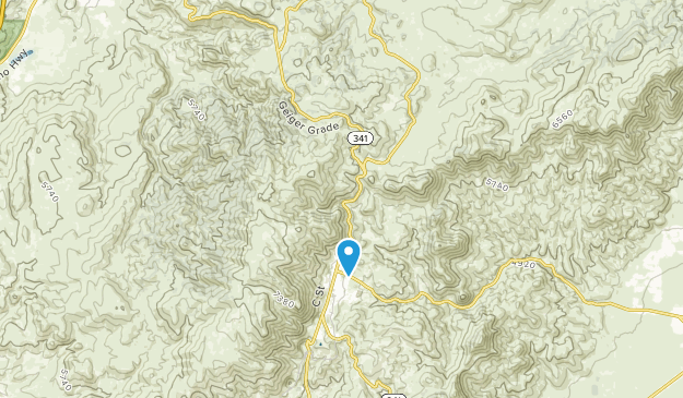 Virginia City, Nevada Map