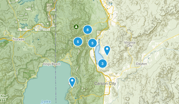Washoe Valley, Nevada Map