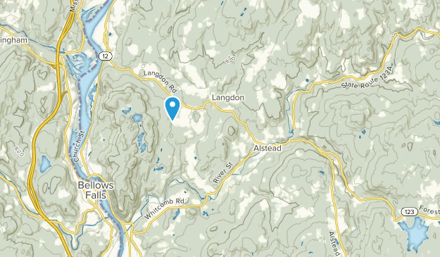 Alstead, Nuevo Hampshire Map