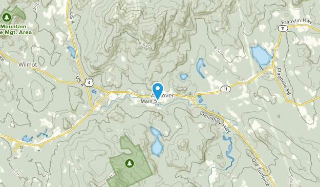 Andover, New Hampshire Map