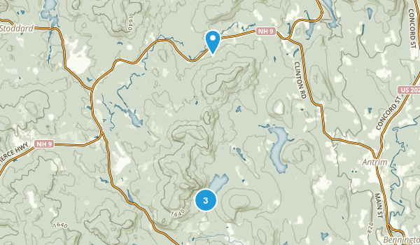 Antrim, New Hampshire Map