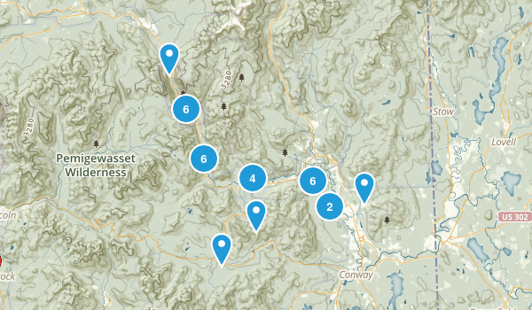 Bartlett, New Hampshire Map